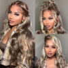 Sterly P6/613 Piano 13×4 Lace Frontal Wig Brown with Blonde Highlights Wig