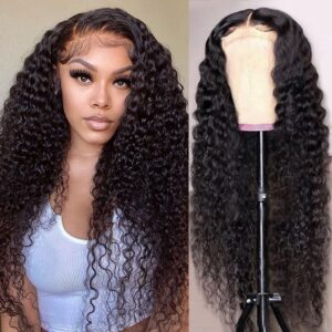 Sterly 13x6 5x5 Transparent Lace Deep Wave Lace Front Human Hair Wigs