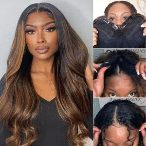 #FB30 Glueless V Part Wig Straight / Body Wave / Curly Human hair Wigs 250% Density