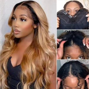 250% Density Glueless V Part Body Wave Wigs Beginner Friendly Thin Part Wig 12-32inch