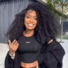 Sterly 5×5/13×6 Transparent Lace Curly Human Hair Wigs
