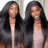 Sterly Wear And Go Glueless Wigs Yaki -Straight 5×5/13×6 HD Transparent Lace Human Hair Wigs