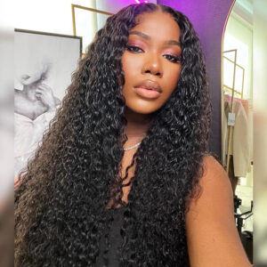Sterly Wear And Go Glueless Wigs Curly Wave 5×5/13×6 Transparent Lace Human Hair Wigs