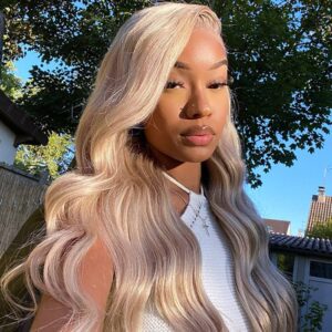 Sterly P18/613 Piano 13×4 Lace Frontal Wig Brown with Blonde Highlights Wig