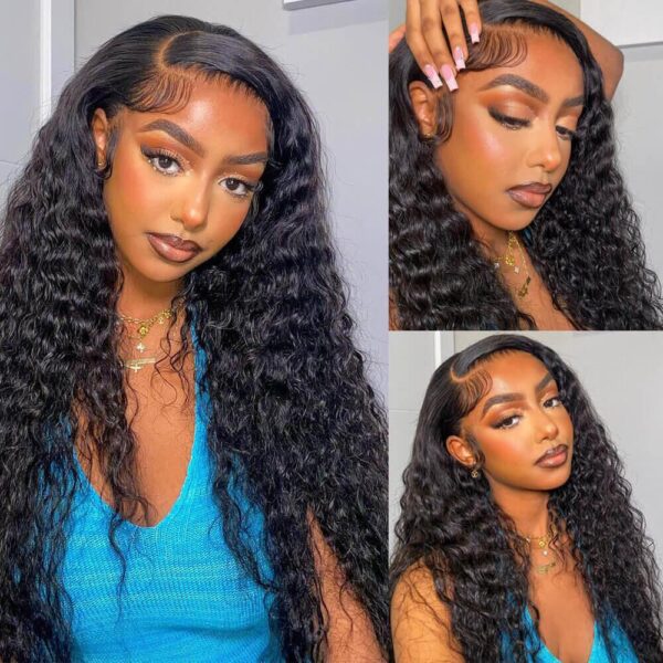Sterly Hair HD Transparent Lace 13×4/13×6 Deep Wave Frontal Human Hair Wigs