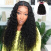 Sterly Hair Brazilian Virgin Hair 3/4 PCS Bundles Deal Water Wave Human Hair Extensions Bundles