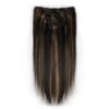 Sterly #P1B/30 Highlight Straight Clip-in Human Hair 8 Pices With 18 Clips 120g