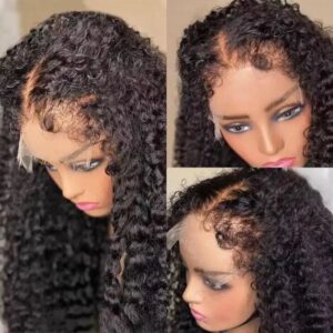 Type 4C Edges Wig | Wear and Go Glueless Curly Baby Hair 13×4/13×6 Curly Human Hair Wigs