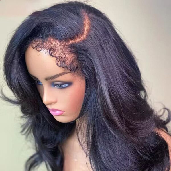 Type 4C Edges Wig | Wear and Go Glueless Curly Baby Hair 13×4/13×6 BodyWave Human Hair Wigs