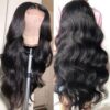 Sterly Affordable 4×4 HD Transparent Body Wave Closure Lace Wigs Human Hair