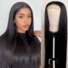 Sterly Glueless Straight 4×4 HD Transparent Lace Closure Wigs Human Hair
