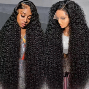 Long Hair Wigs For Women Deep Wave Human Hair Invisible Wigs 180% Density 32-40inch